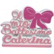 IL MIO BATTESIMO ROSA CON FIOCCO PERSONALIZZATO CON NOME IN POLISTIROLO 40 X 35 X 5 cm