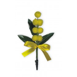 12 Segnaposto Mimosa con Pinzetta