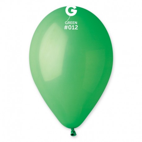 PALLONCINI VERDE INTENSO 12 Pollici 30 cm diam. 100 Pezzi
