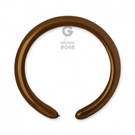 PALLONCINI MODELLABILI MARRONE CIOCCOLATO 100 pz. D4-Q260