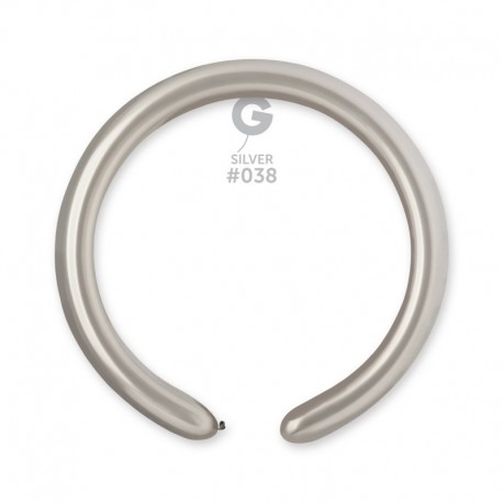 PALLONCINI MODELLABILI ARGENTO SILVER METAL 100 pz. D4-Q260