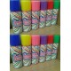 Bombolette Spray Stelle Filanti 12 pezzi 6 colori