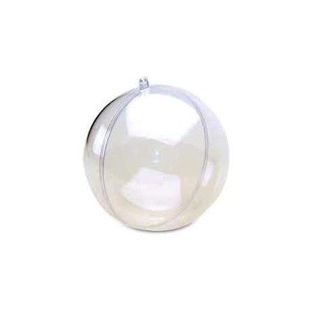 SFERA PALLINA PLEXIGLASS CON SEPARATORE 16 cm 6 Pz.
