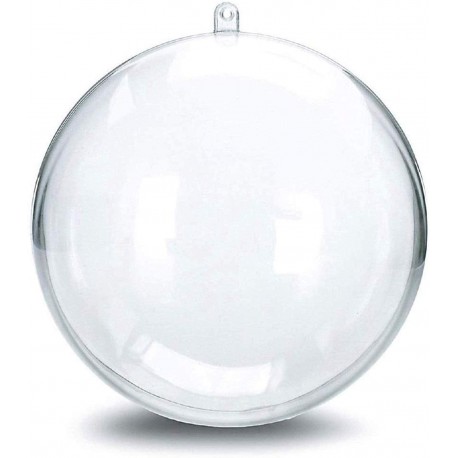 SFERA PALLINA PLEXIGLASS ECO 12 cm  6 Pezzi TRASPARENTE