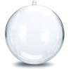SFERA PALLINA PLEXIGLASS ECO 12 cm  6 Pezzi TRASPARENTE