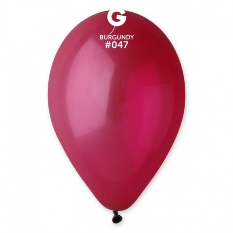 PALLONCINI BORDEAUX 10 Pollici 26 cm diam. 100 Pezzi