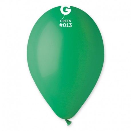 PALLONCINI VERDE BOSCO 10 Pollici 26 cm diam. 100 Pezzi