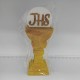 PRIMA COMUNIONE CALICE ORO 3D 20cm  IN POLISTIROLO