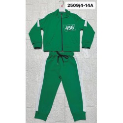 SQUID GAME COSTUME GIOCATORE TUTA VERDE Taglia 12 Anni