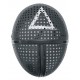 COSTUME GUARDIA TUTA ROSSA CON MASCHERA Taglia 4 Anni